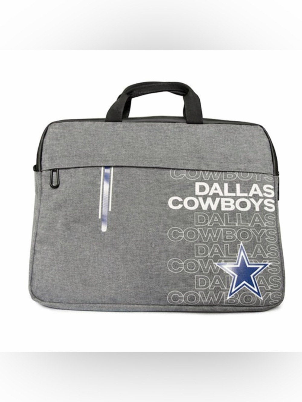 🏈 Dallas Cowboys tablet/small Laptop Bag Carry Case Gray NFL Travel Work Sleeve
